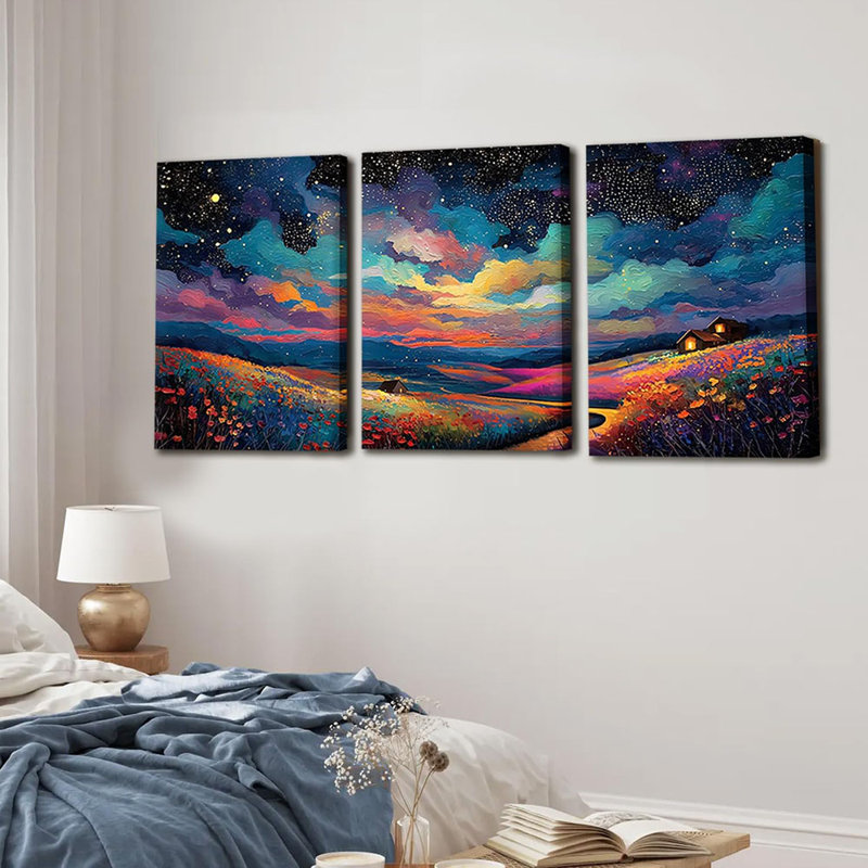 3 Piece Wrapped Canvas Print