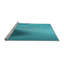 Tapis 100% à motifs lavables à la machine 2989 WSH-PAT1223-LBLU-67689877