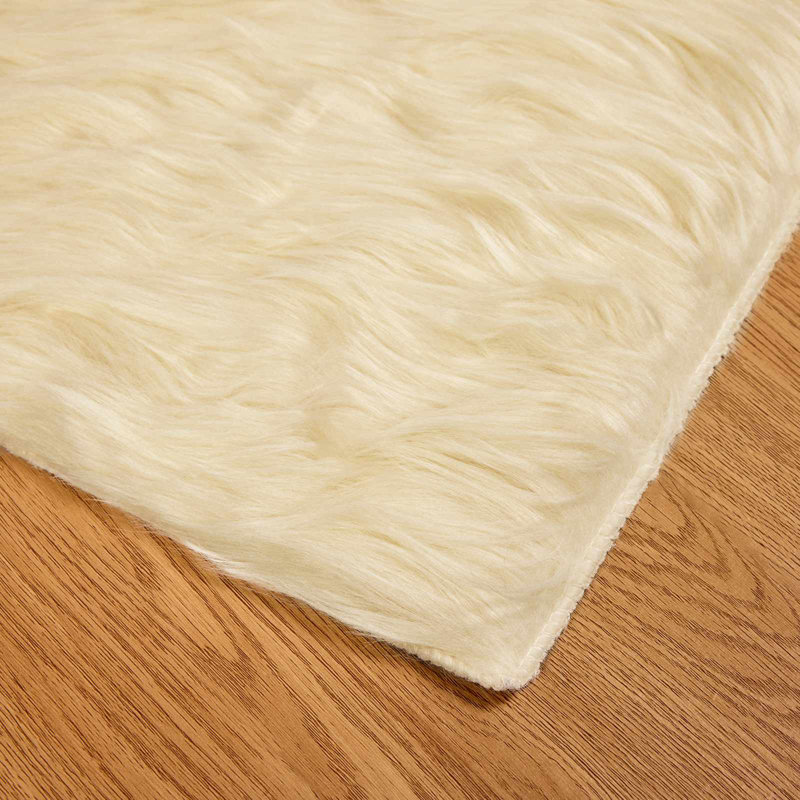 Solid Colour Standard Area Rug, Rectangle 60 x 110 cm
