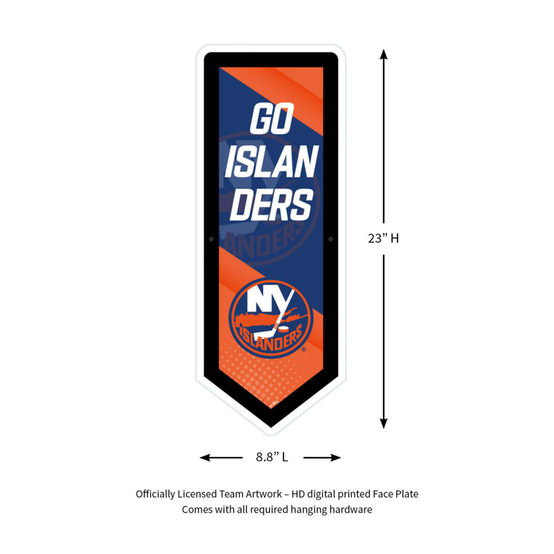 Enseigne murale NHL Team Pennant, Islanders de New York