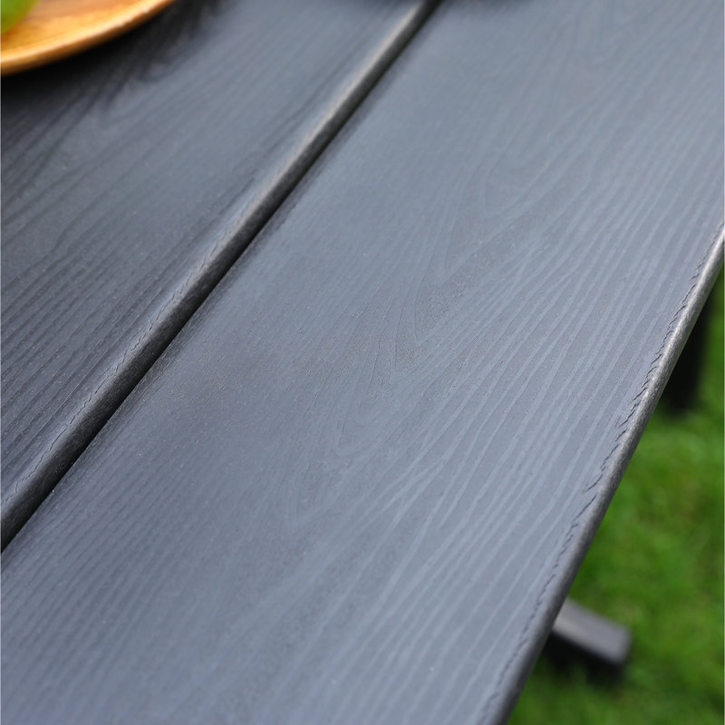 Chaises de salle à manger durables en PEHD, style extérieur moderne pour terrasses