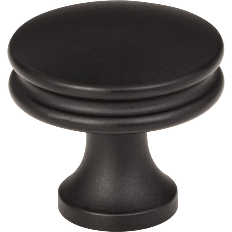 Poignée champignon Marie, Noir mat
