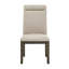 Chaise d'appoint en lin Lindhaus beige