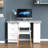47 Inch Modern Home Office Computer Desk Bookcase Writing Table Workstation