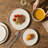 12 Piece Stoneware Plates And Bowls Set, Dinnerware Sets Service For 4