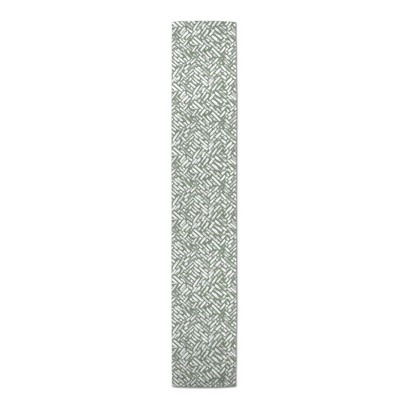 Chemin de table Cordairo, 72 po x 16 po, Vert