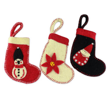 Mini Felt Christmas Stocking