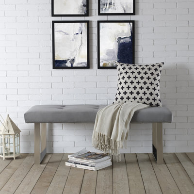 Banc en velours Bissett