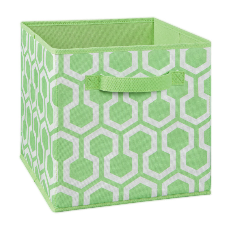 Cubeicals Hexagon Print Fabric Storage Bin