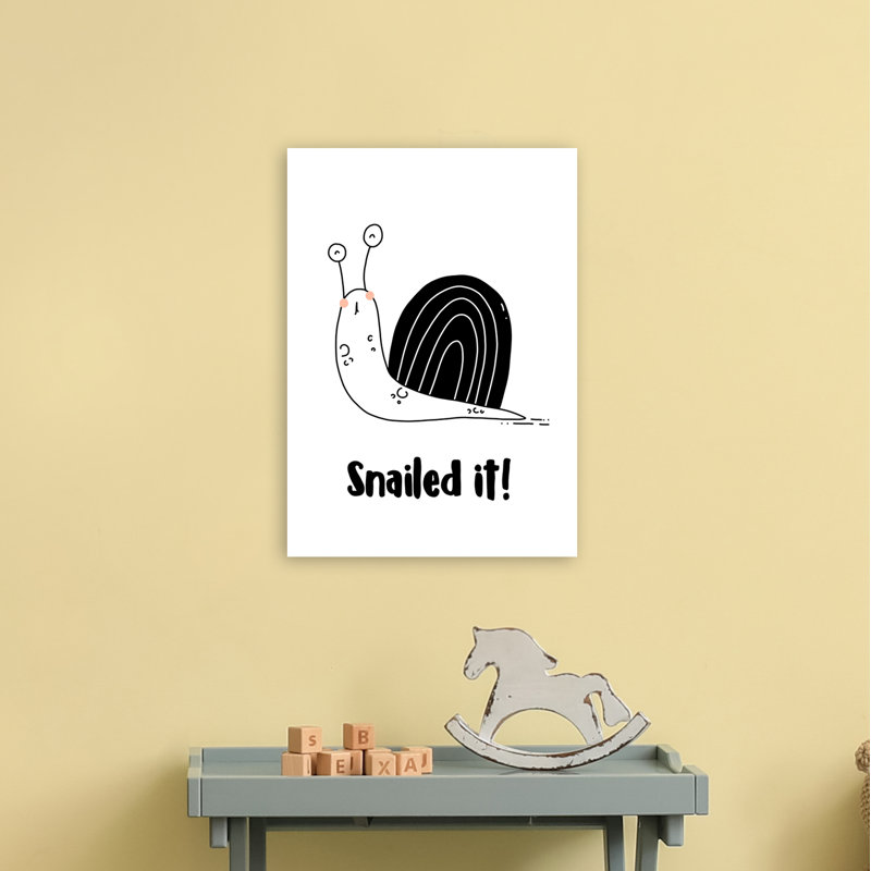 Snail by Miniofmine - Print, Unframed, 42cm H x 30cm W x 1cm D