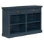 Varina avec 2 tiroirs et tablettes de rangement ouvertes-133602157
