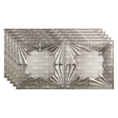 24.375'' L x 48.375'' W Textured Vinyl Glue Up Ceiling Tile