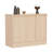 Buffet Cabinet With Storage, Coffee Bar Cabinet With 3 Doors And Adjustable Shelf, Modern Kitchen Buffet Sideboard For Living Room, Kitchen, Oak-654591177