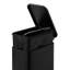 Poubelle à pédale rectangulaire 5 litres / 1,32 gallons avec seaux intérieurs en plastique-59216803