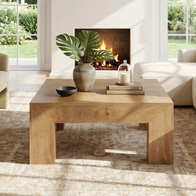 Table basse 39,37 po Farmhouse Square, Brown