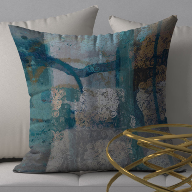 Housse de coussin carrée/insert, 24 po x 24 po