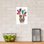 Happy Cactus by Elisabeth Fredriksson - Print on Canvas-1427675590-1427675594