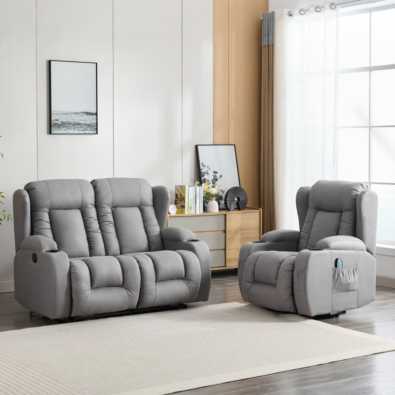 Andreaz Living Room Set, Power - Push Button