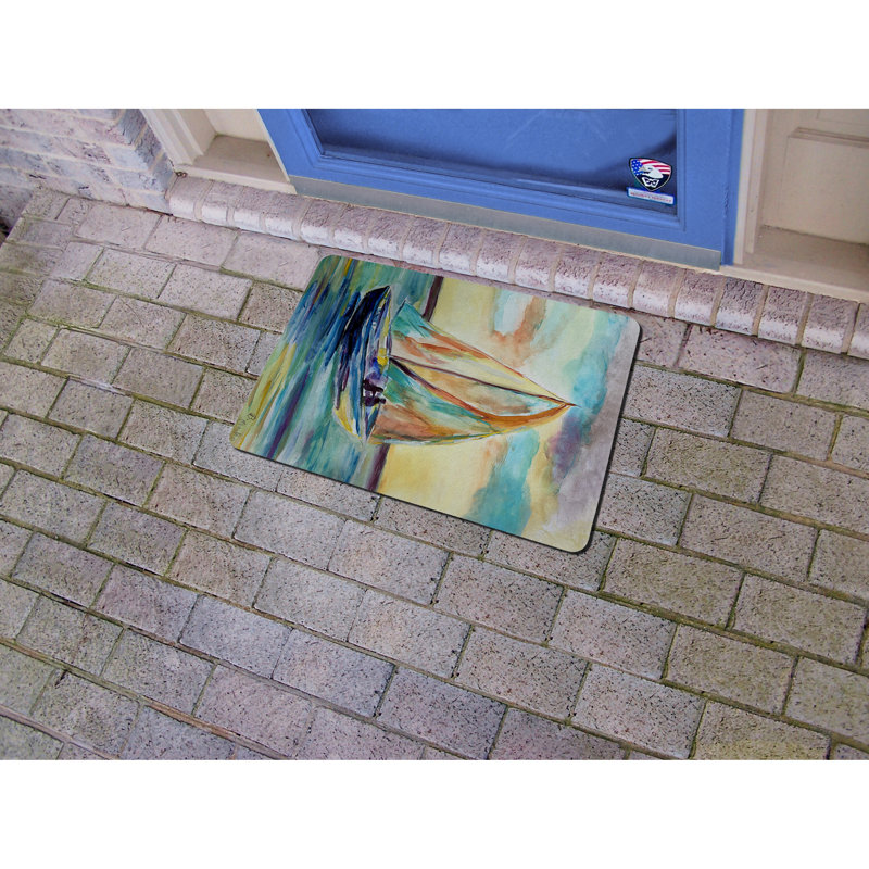 Tapis d'intérieur / extérieur antidérapant pour voilier Davey, 18 po x 26 po