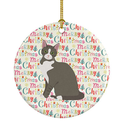 2.81'' Ceramic Animals Hanging Figurine Ornament