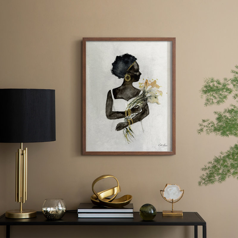 Soul Soul I, reproduction encadrée - bois massif, H 21 po x l 17 po, Noyer