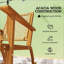 Ensemble de 2 chaises berçantes d'extérieur