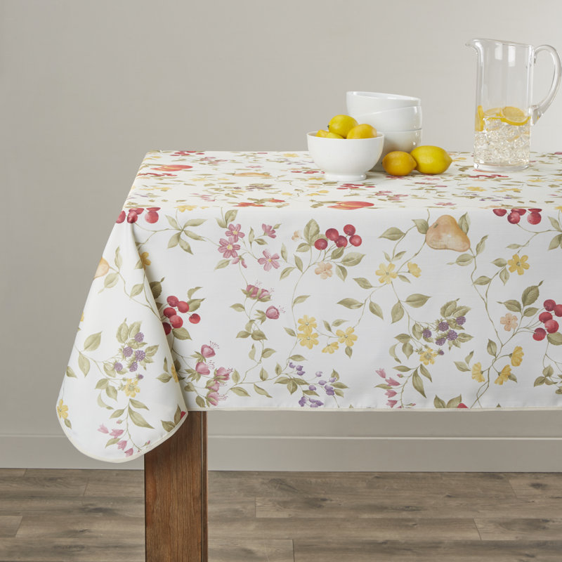 McGugin Floral Easter Tablecloth, 102" L x 60" W