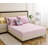 Koniroom 8 Piece Pink and Grey Floral Bedding Comforter Set, Reversible Flower Bed in a Bag-123033769-123033765