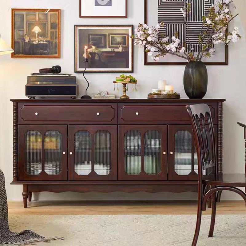 American Vintage Solid Wood Sideboard