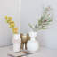 Ruffled Elegance Stoneware Vase