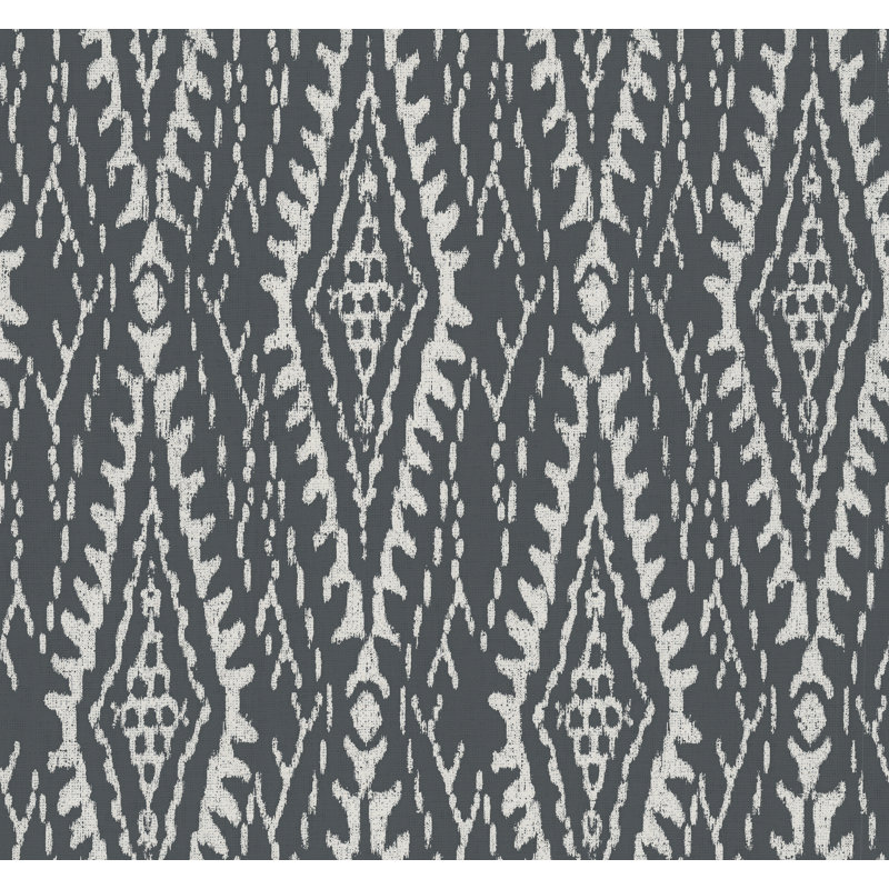 Rouleau de papier peint lisse L 27 pi x l 27 po Rousseau, Gris anthracite