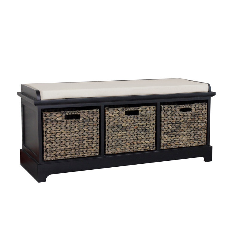 Banc de rangement Brizeth, Espresso