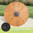 Outdoor Aluminum/Teak Round Dining Set With Olefin Cushions-1215109520