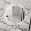 Miroir de salle de bain moderne à DEL rond, température de couleur réglable
