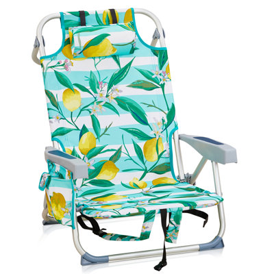 Aluminum Folding Backpack Beach Chair