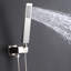 Ensemble de douche à bouton-poussoir avec pomme de douche à fixation thermostatique de luxe Fixhd-64415153