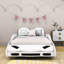 Lit plateforme simple en forme de voiture de course avec lattes Aariona-45134253