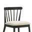 Ensemble de 2 pièces pour chaise de salle à manger rustique moderne de style campagnard au design rétro, facile à assembler-742731526