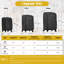 Ensemble de valise avec valise extensible Softside 3 pièces avec sac de voyage