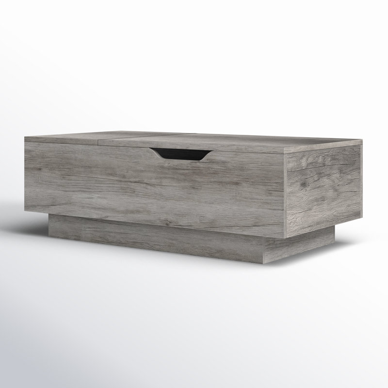 Kianna Single Coffee Table, Vintage Gray Oak