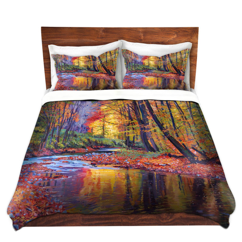 Ensemble de housse de couette automne prelude, Housse de couette simple et deux taies décorative