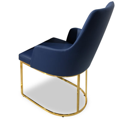 Enyo 20'' H Faux Leather Upholstered Armchair