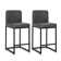 Upholstered 24" Counter Kitchen Stool Set of 2