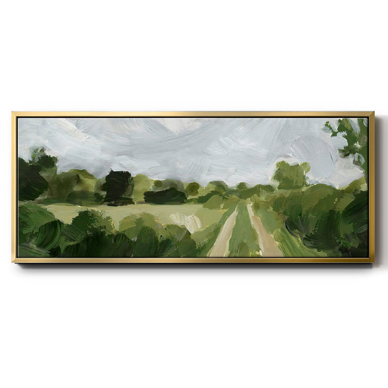 Meadow Trail II - Framed Canvas