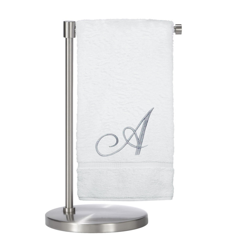 Super Plush Bath Towel, White/Silver, A