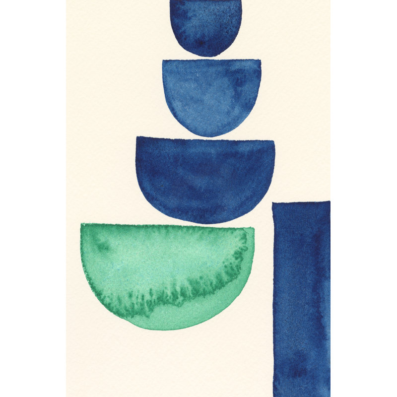 Elementary Shapes III by Regina Moore - Wrapped Canvas Print, 45.72cm H x 30.48cm W