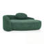 Chaise longue avec accoudoirs latéraux et coussin-729261429