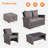 Westerlund 4 - Person Patio Dining Set with Rectangular Table , Cushions Included-905392324