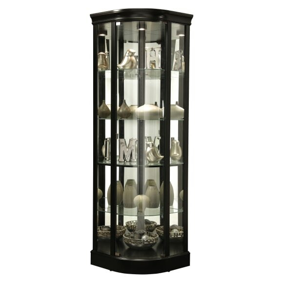 Howard Miller Lighted Curio Cabinet & Reviews | Perigold