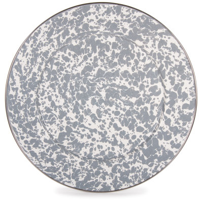 Cobalt Swirl Abstract Round